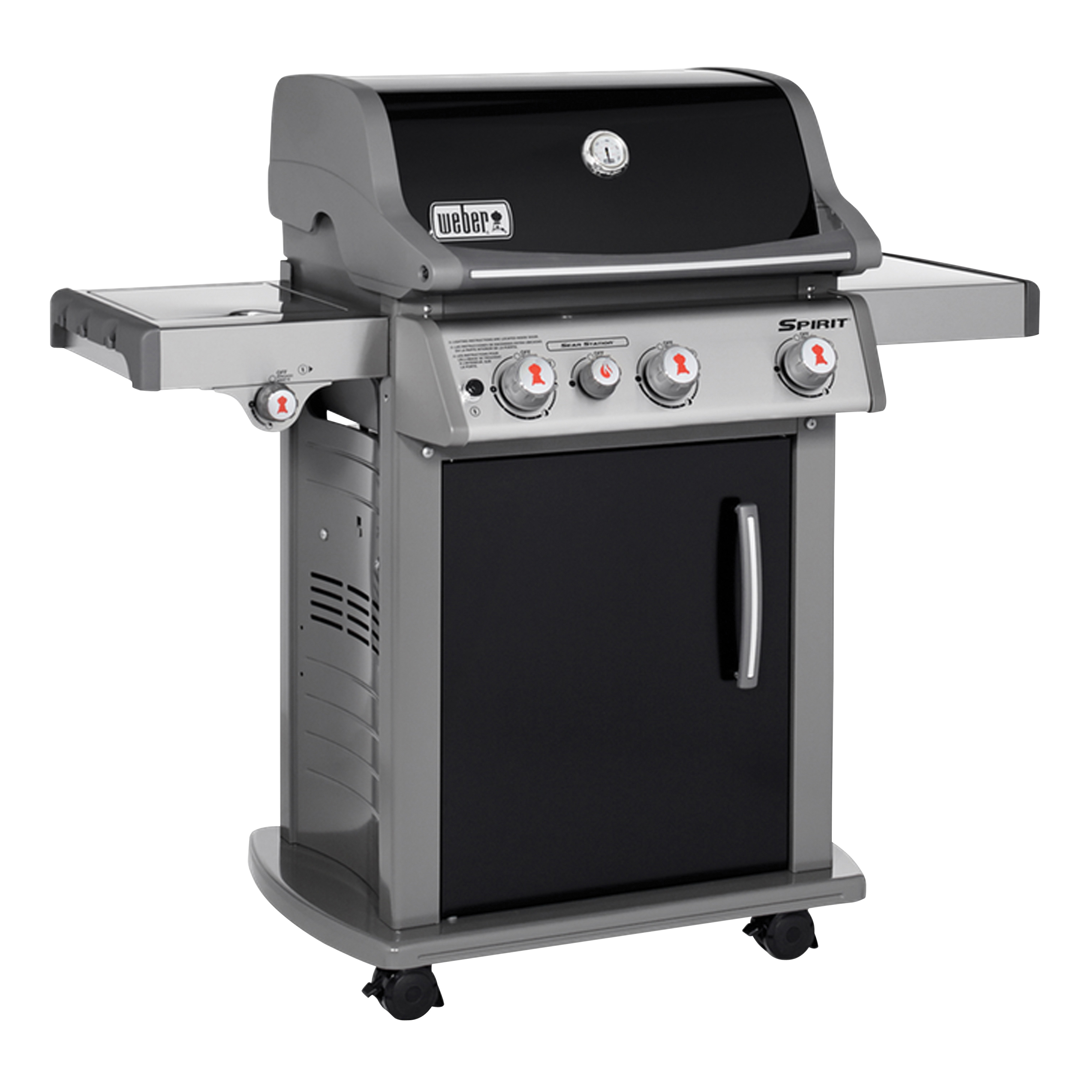 46810001 Gas Grill, 32000 Btu/hr BTU, Liquid Propane, 3 -Burner, 529 sq-in Primary Cooking Surface, Black