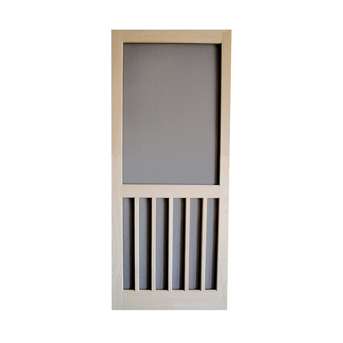 32 in x 80 in, 5 Bar, Solid Wood, Screen Door