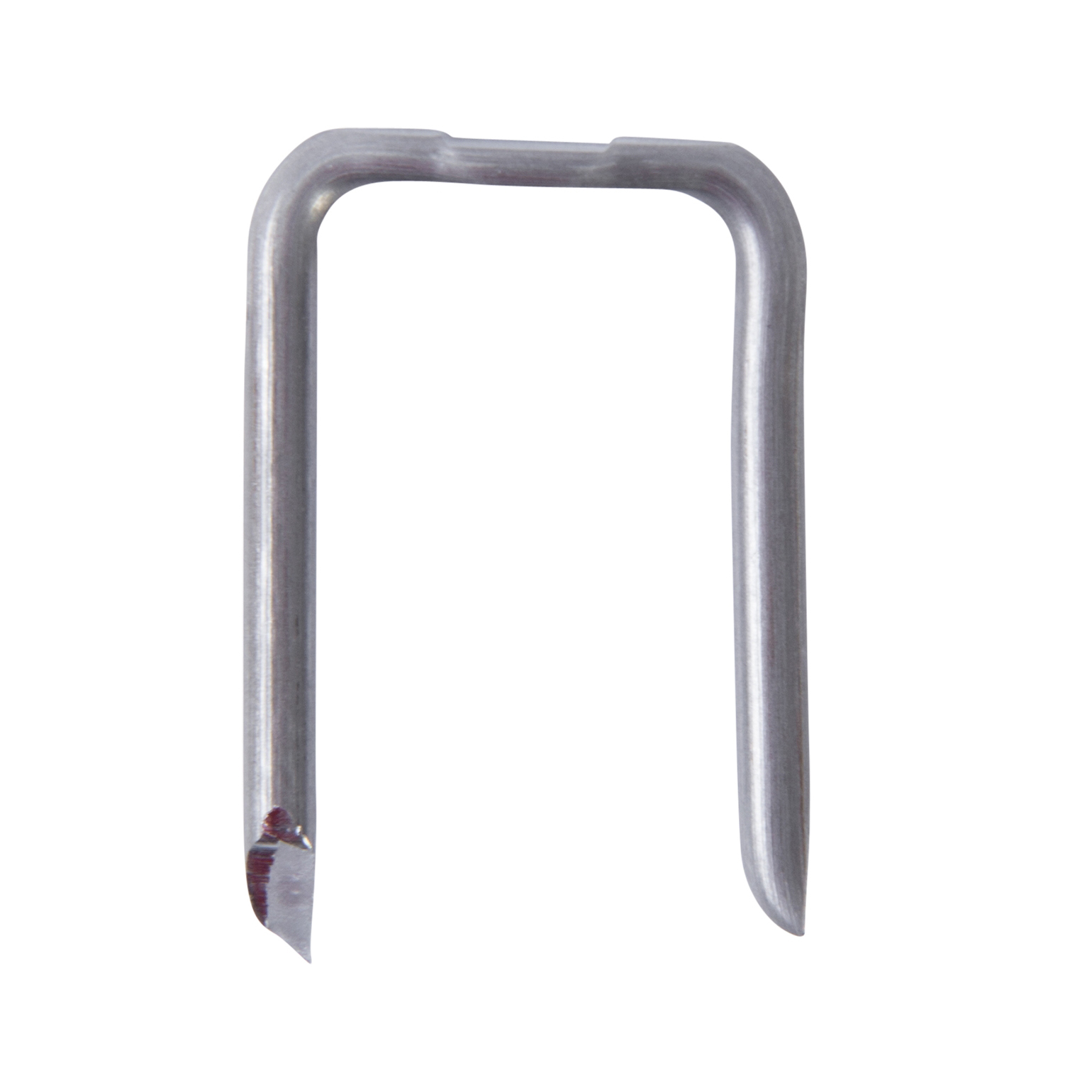 MS-1550T Cable Staple, 1/2 in W Crown, 1-1/8 in L Leg, Metal, Graphite