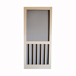 36 in x 80 in, 5 Bar, Solid Wood, Screen Door