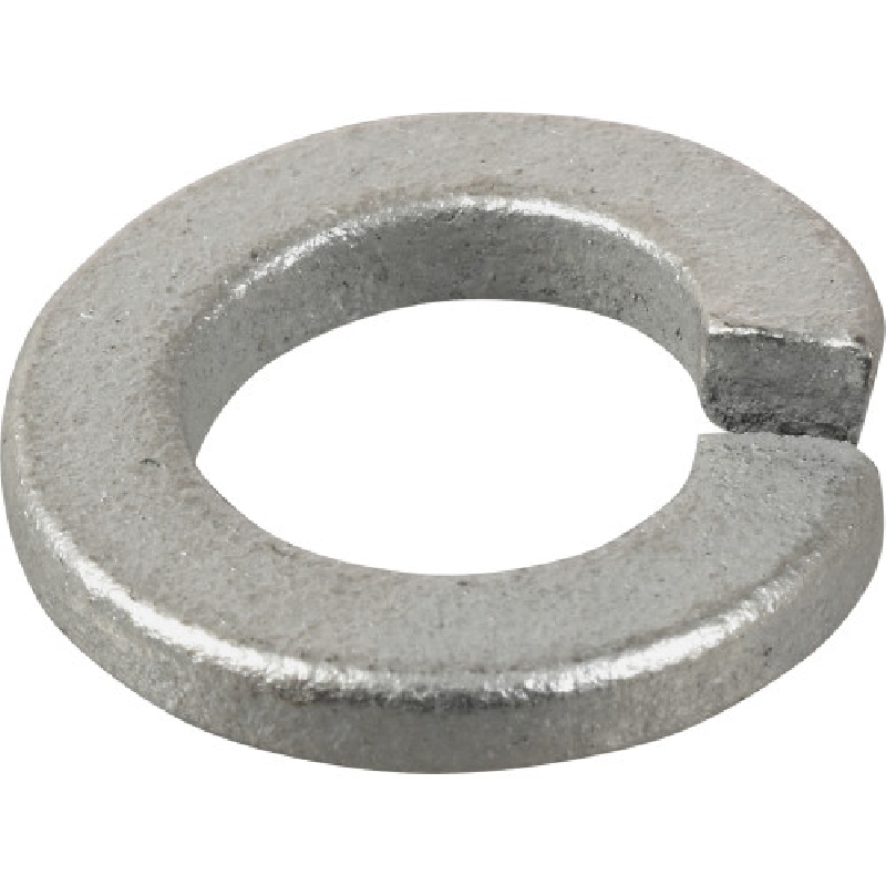 811050 Split Lock Washer, 1/4 in ID, Steel, Hot-Dipped Galvanized