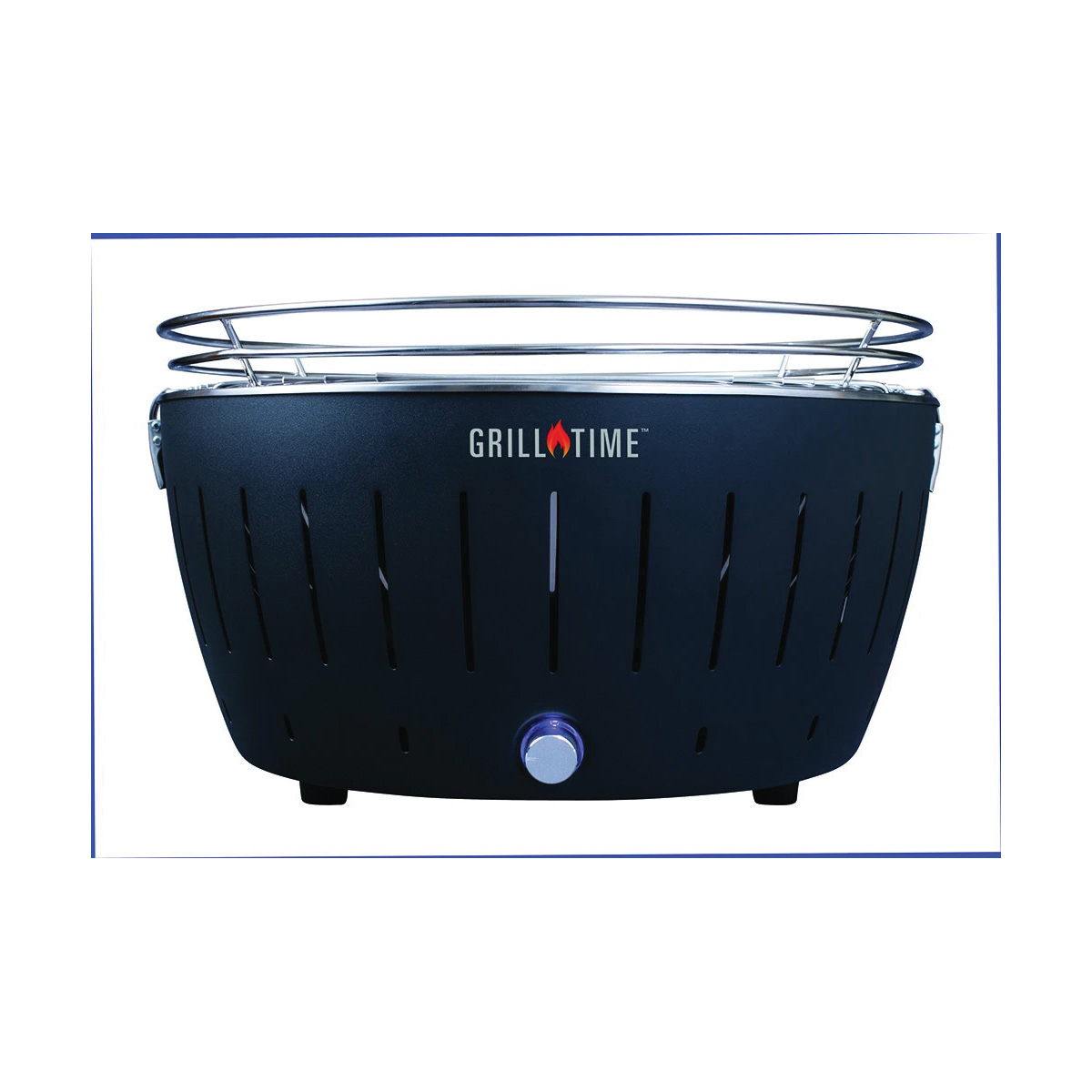 TAILGATER GTX UPG-G-18 Charcoal Grill, Anthracite Gray, Stainless Steel Body