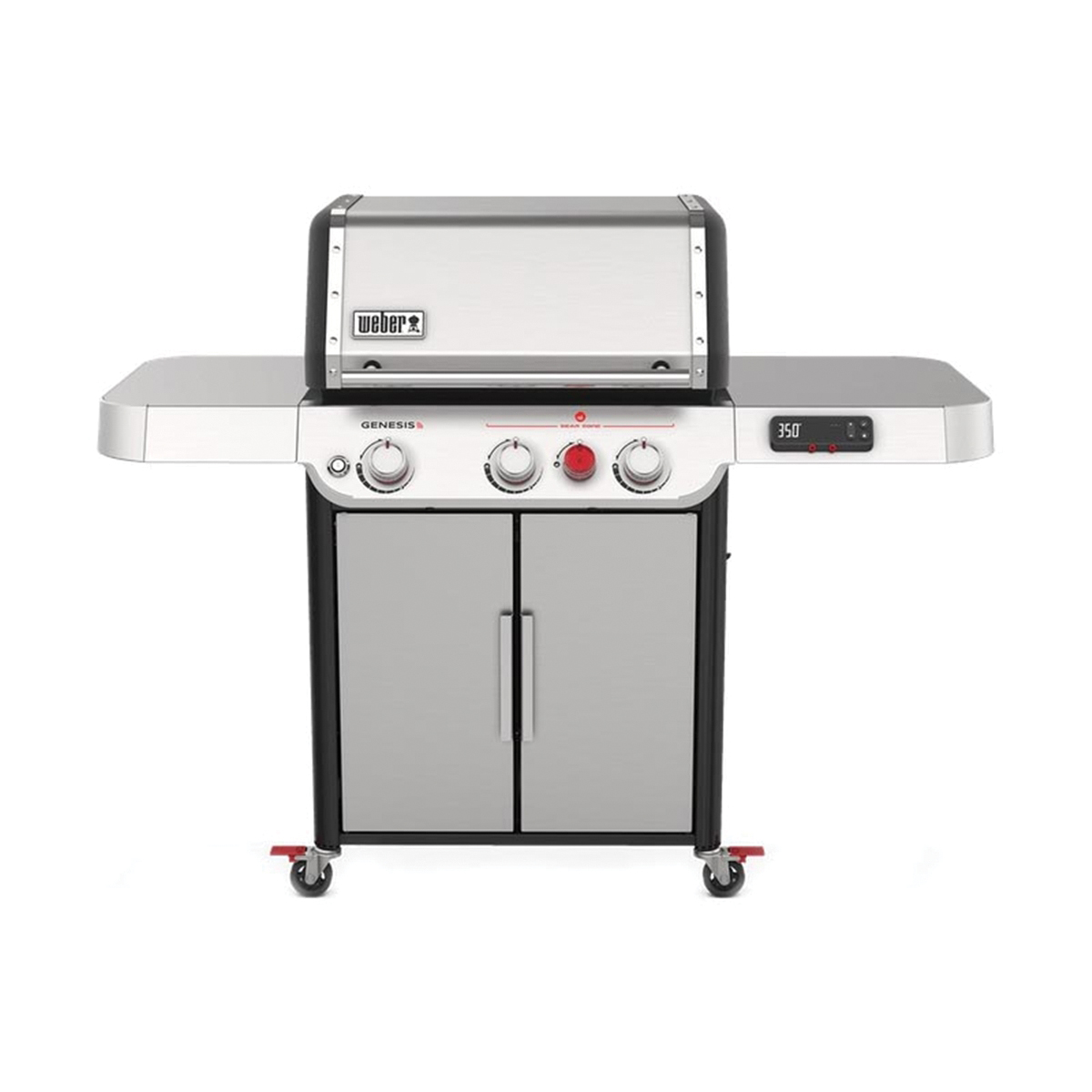 GENESIS SX-325s Series 35500001 Smart Gas Grill, 39,000 Btu, Liquid Propane, 3-Burner, Smoker Included: No