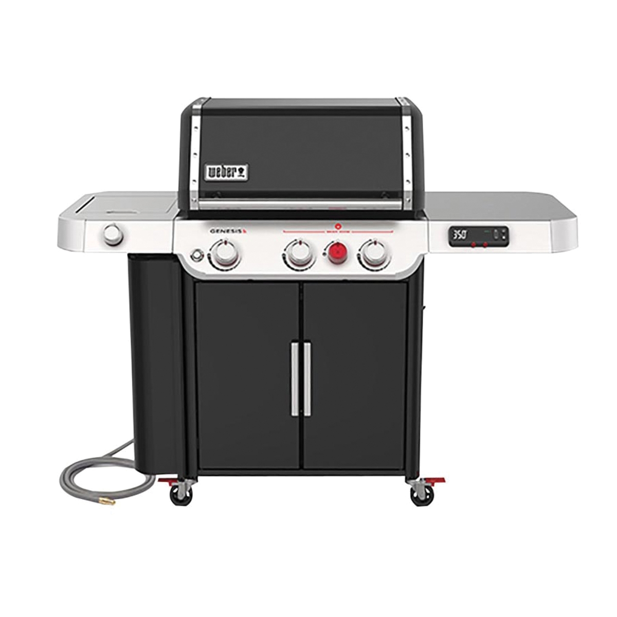 GENESIS EX-335 Series 37610001 Smart Gas Grill, 39,000 Btu, Natural Gas, 3-Burner, Enclosed Cabinet Storage
