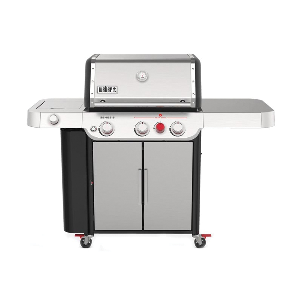 GENESIS S-335 Series 35400001 Gas Grill, 39,000 Btu, Liquid Propane, 3-Burner, Enclosed Cabinet Storage
