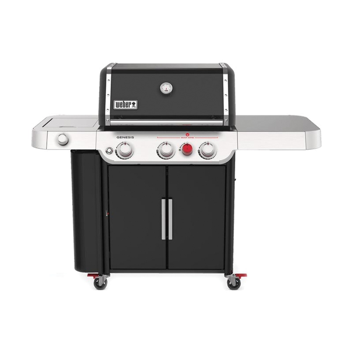 GENESIS E-335 Series 35410001 Gas Grill, 39,000 Btu, Liquid Propane, 3-Burner, Enclosed Cabinet Storage