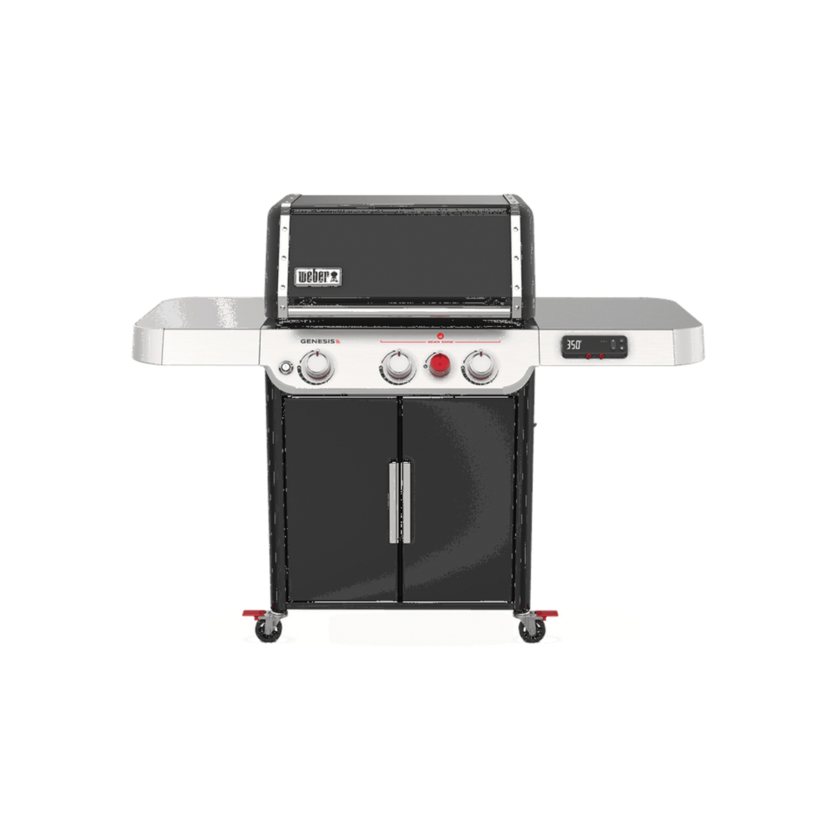 GENESIS EX-325s Series 35510001 Smart Gas Grill, 39,000 Btu, Liquid Propane, 3-Burner, Smoker Included: No