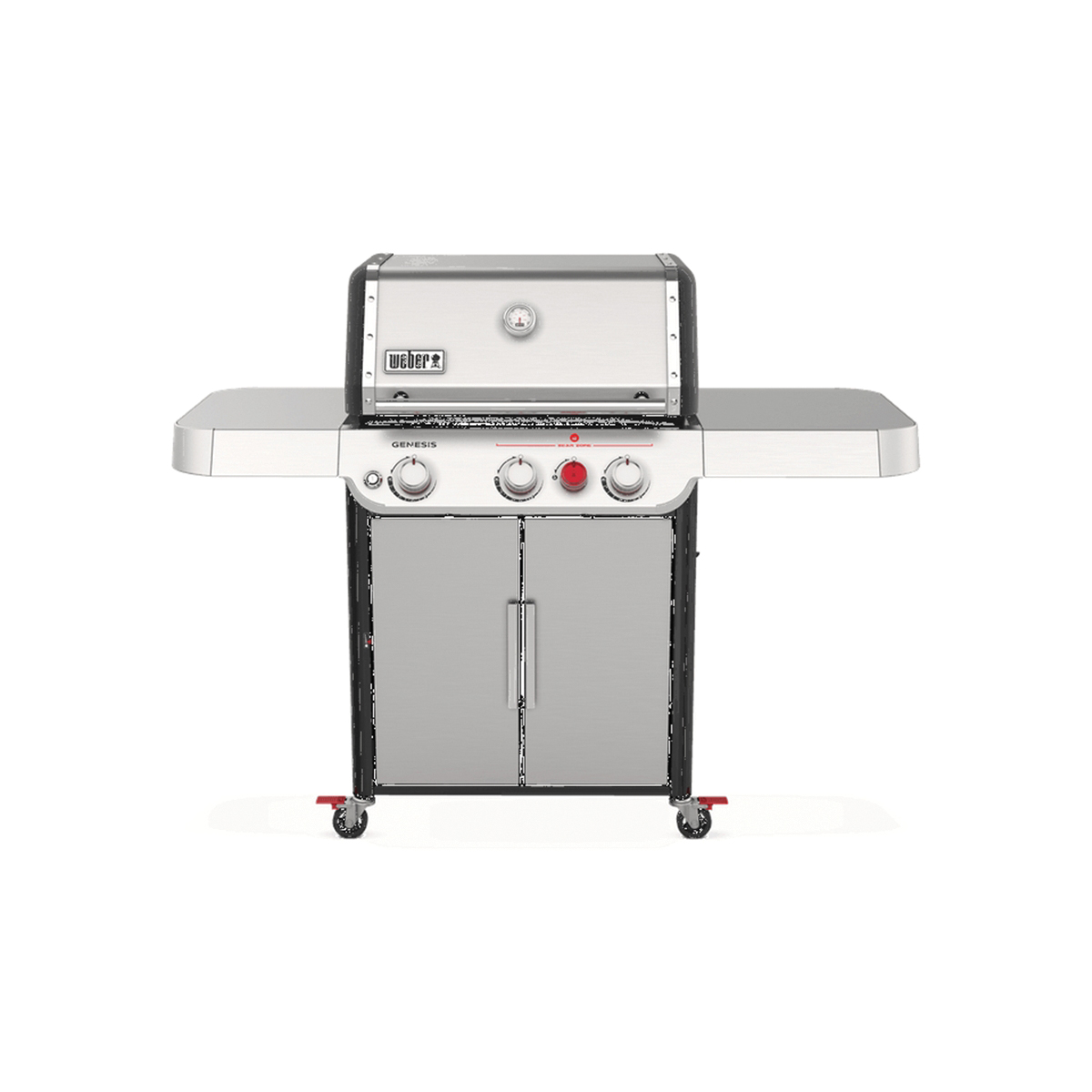 GENESIS S-325s Series 35300001 Gas Grill, 39,000 Btu, Liquid Propane, 3-Burner, Enclosed Cabinet Storage