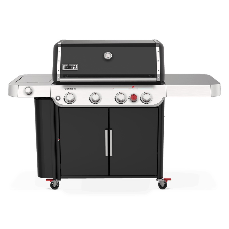 GENESIS E-435 Gas Grill, 48,000 Btu, Liquid Propane, 4-Burner, 646 sq-in Primary Cooking Surface, Steel Body