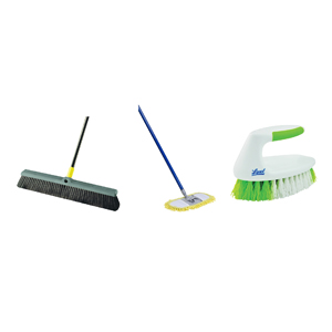 Brooms, Mops & Brushes