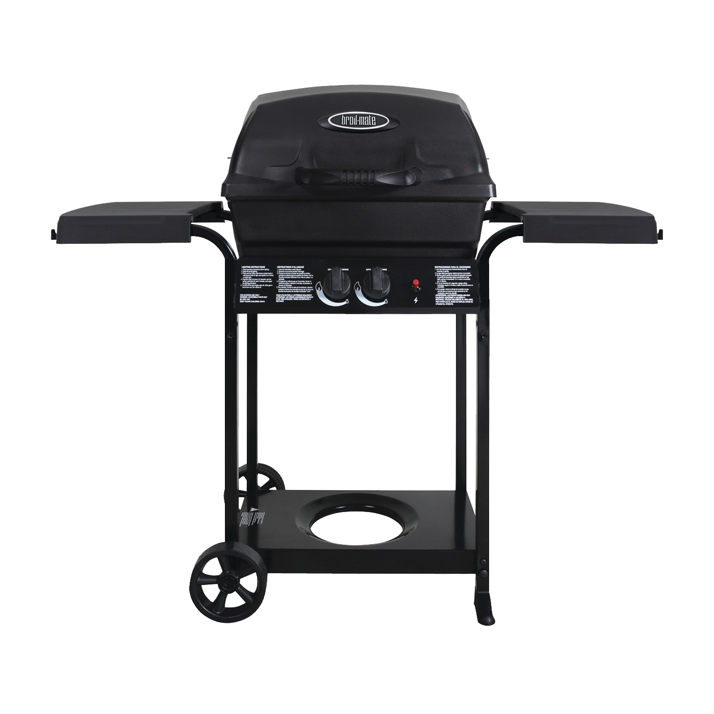 24025BMT Gas Grill, 25000 Btu/hr BTU, Liquid Propane, 2 -Burner, 240 sq-in Primary Cooking Surface