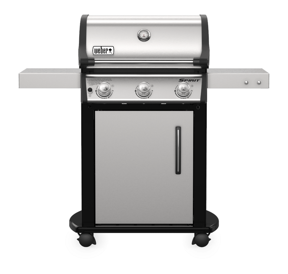 Spirit S-315 46502001 Gas Grill, 32,000 Btu/hr BTU, Liquid Propane, 3 -Burner, Stainless Steel Body