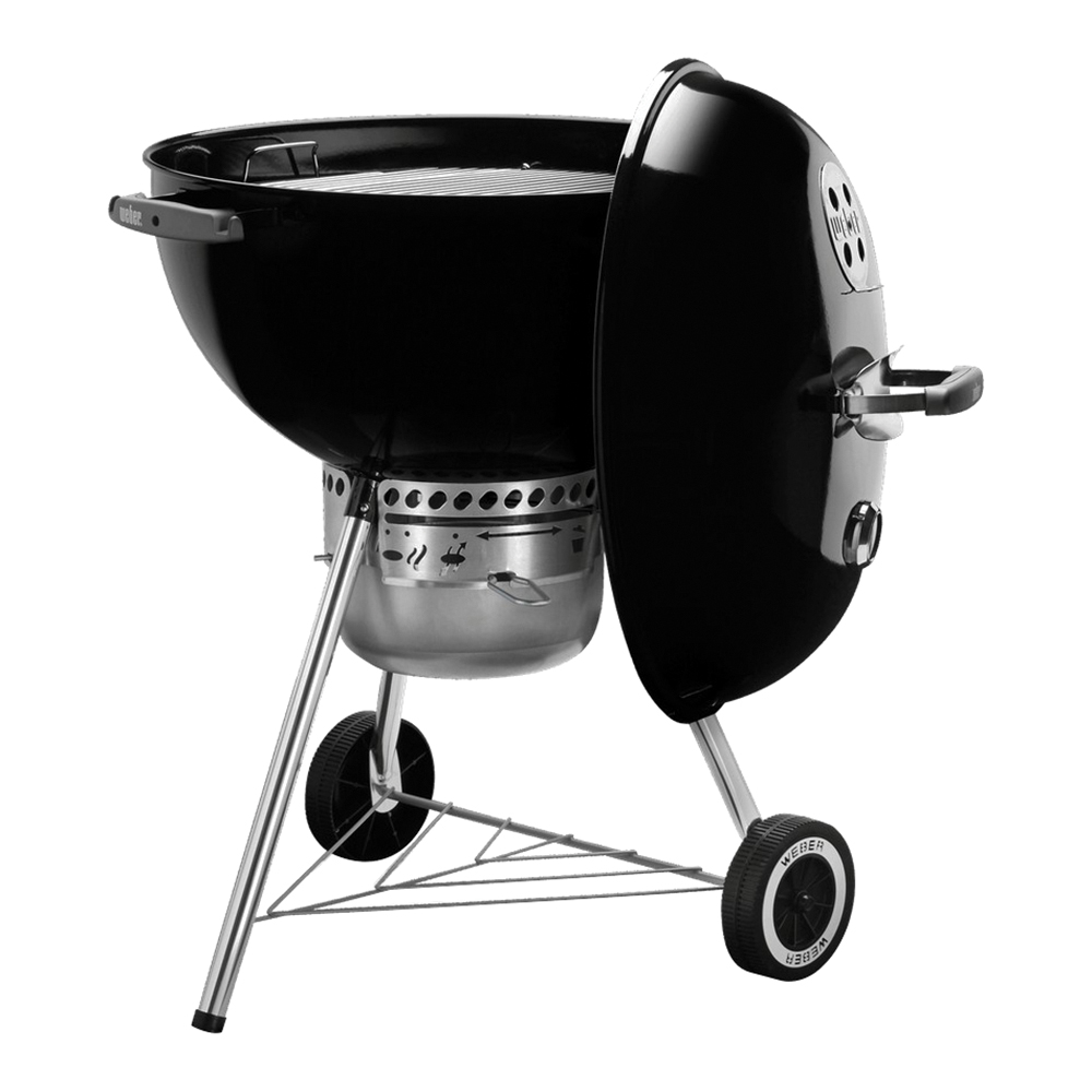 Original Kettle 14401001 8-Piece Premium Charcoal Grill, Black