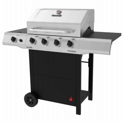 Performance 463351021-DI Gas Grill, 32,000 Btu, Liquid Propane, 4-Burner, Side Shelf Included: Yes