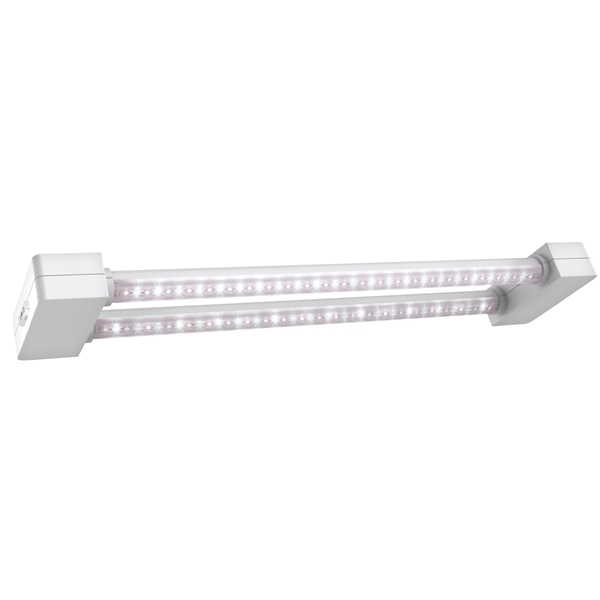 GLP24FS/19W/LED Grow Light, 0.158 A, 120 V, 2 -Lamp, LED Lamp, 1200 Lumens, 3300 K Color Temp