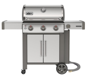 Genesis II S-315 66005001 Gas Grill, 39,000 Btu/hr, Natural Gas, 3-Burner