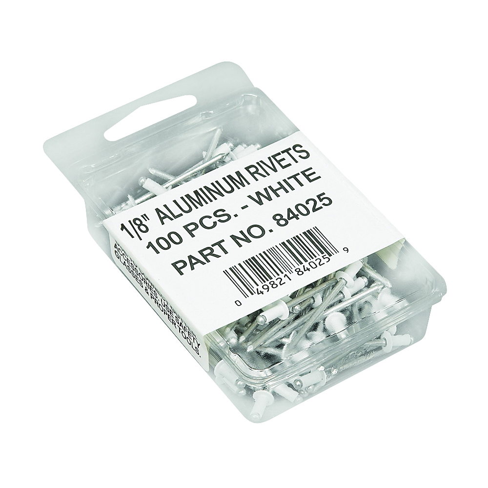 84025 Gutter Rivet, 1-1/2 in L, Aluminum