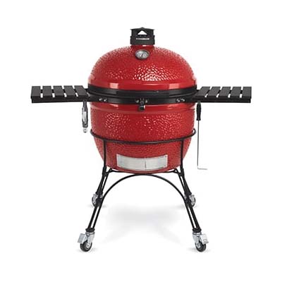 Big Joe II BJ24RHC Grill, 452 sq-in Primary Cooking Surface, 1056 sq-in Secondary Cooking Surface, Red