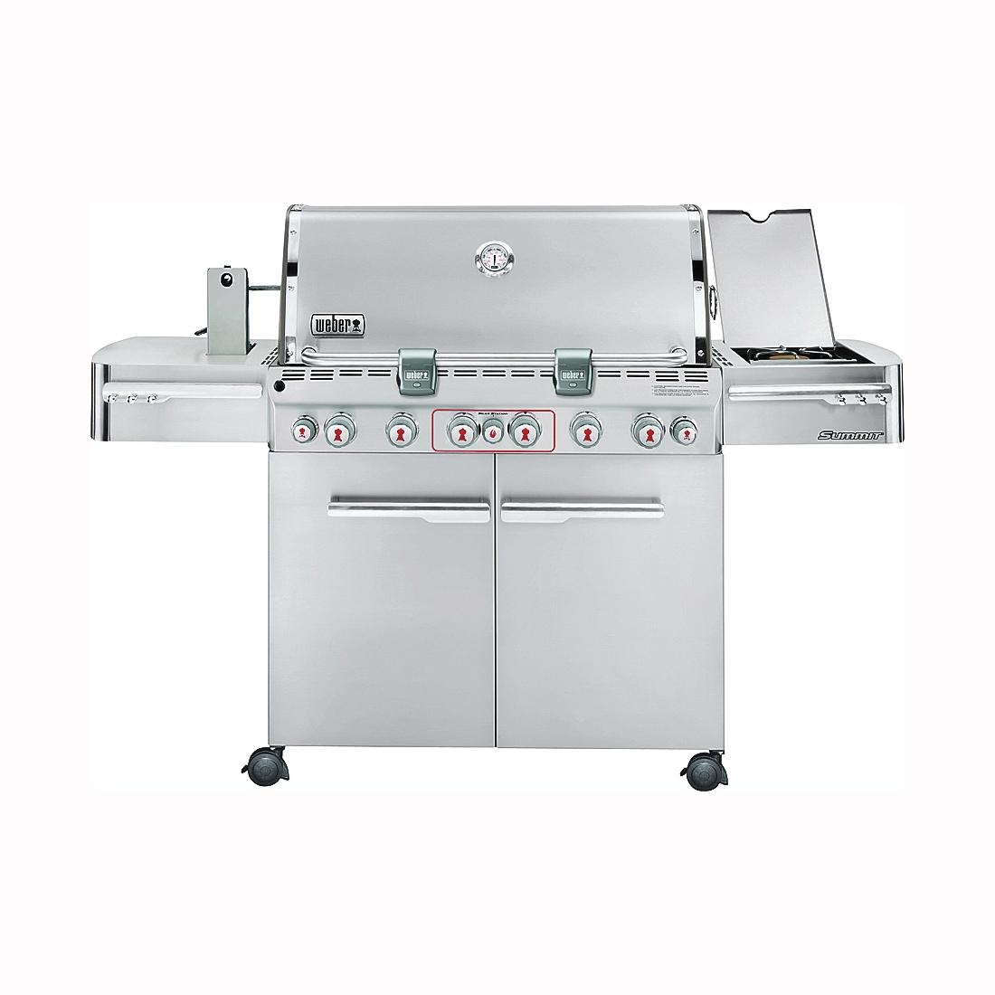 Summit 7370001 Gas Grill, 60000 Btu/hr BTU, Liquid Propane, 6 -Burner, 624 sq-in Primary Cooking Surface
