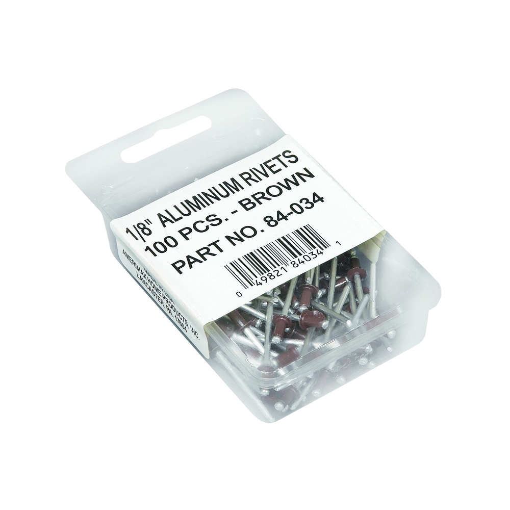 84034 Gutter Rivet, 1-1/2 in L, Aluminum