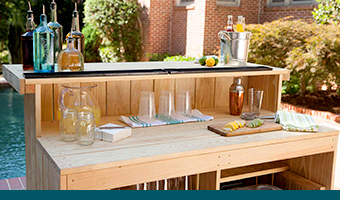 Build a DIY Outdoor Bar